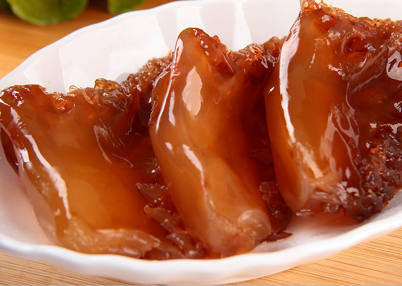 产地直发红海蜇头特级五斤桶装/1斤袋装爽脆非即食凉拌菜批发 1斤袋装