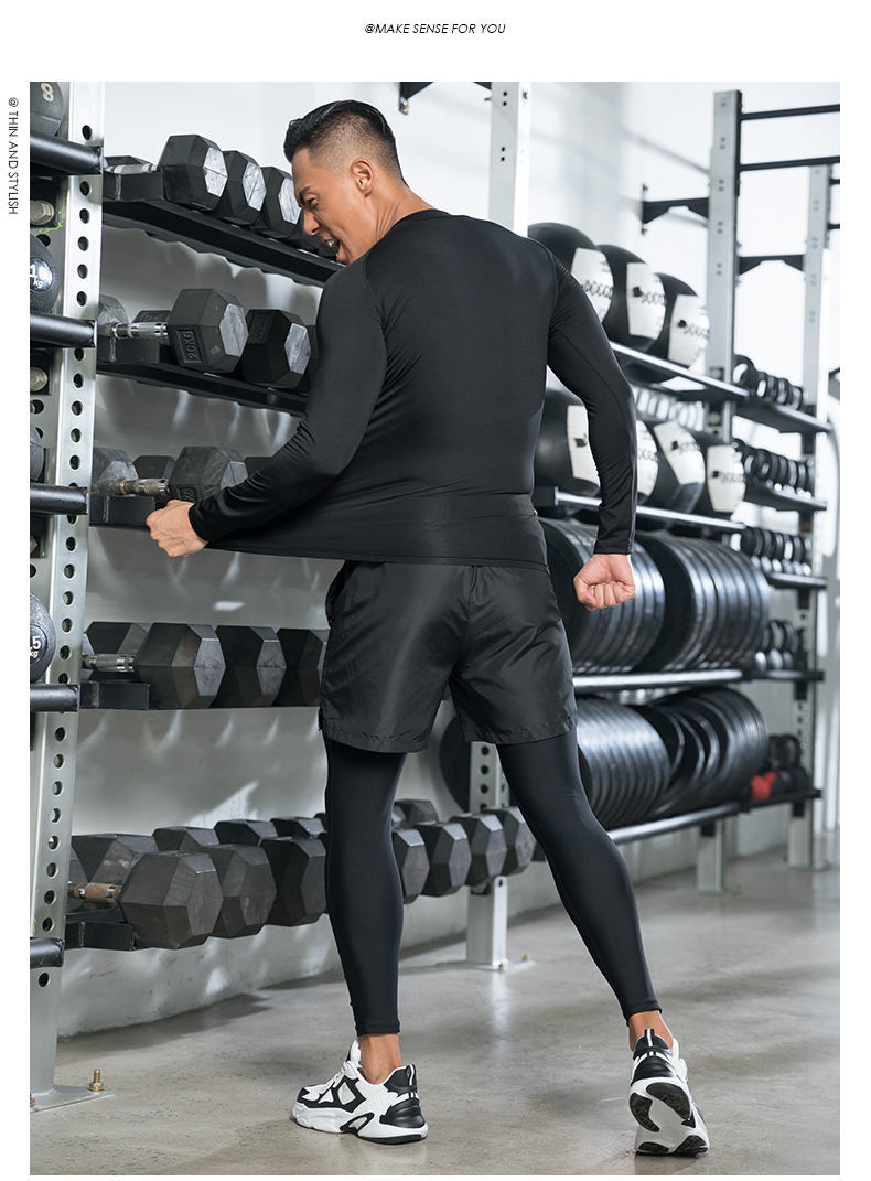 nike耐克高品质同款紧身裤男男速干田径马拉松健身压缩运动套装运动