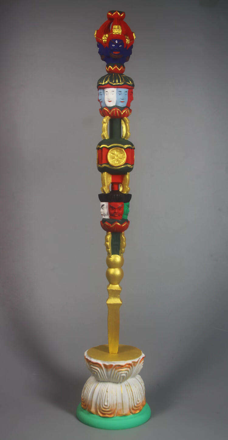 优选品质秽迹金刚杵秽迹金刚杵木雕密宗佛像唐密如法造像雕刻原木小款