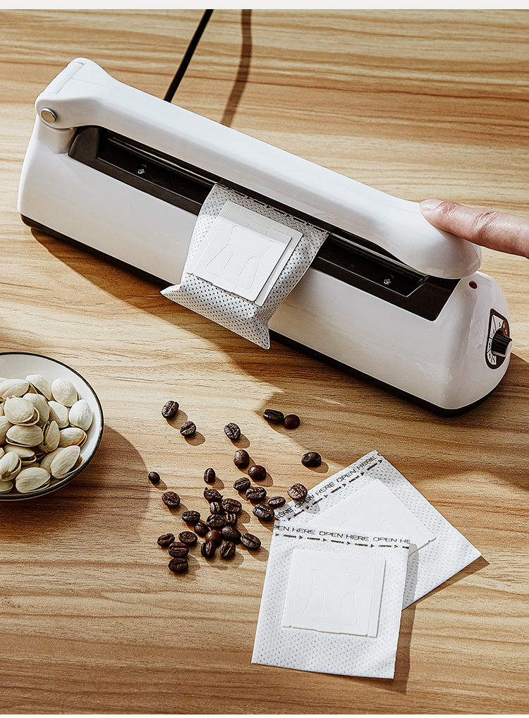挂耳咖啡封口机 bincoo挂耳滤纸封口机家用小型塑封机 零食封口神器