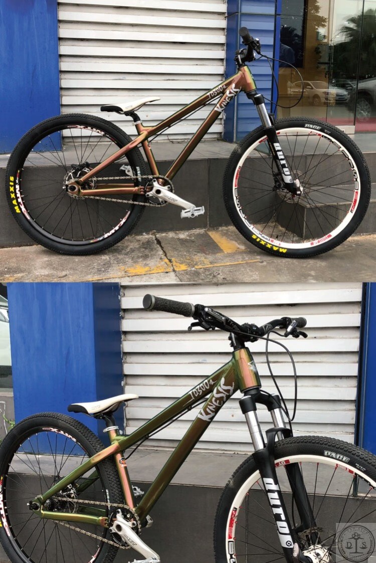 卜威山地车卜威/529/td300s铝合金山地越野自行车架大街车dj土坡硬尾