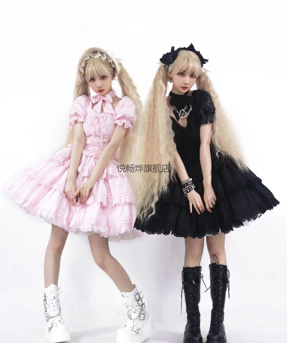 【现货速发】芙拉小姐lolita全款wf原创洛丽塔萌款芙拉小姐棉版分体op