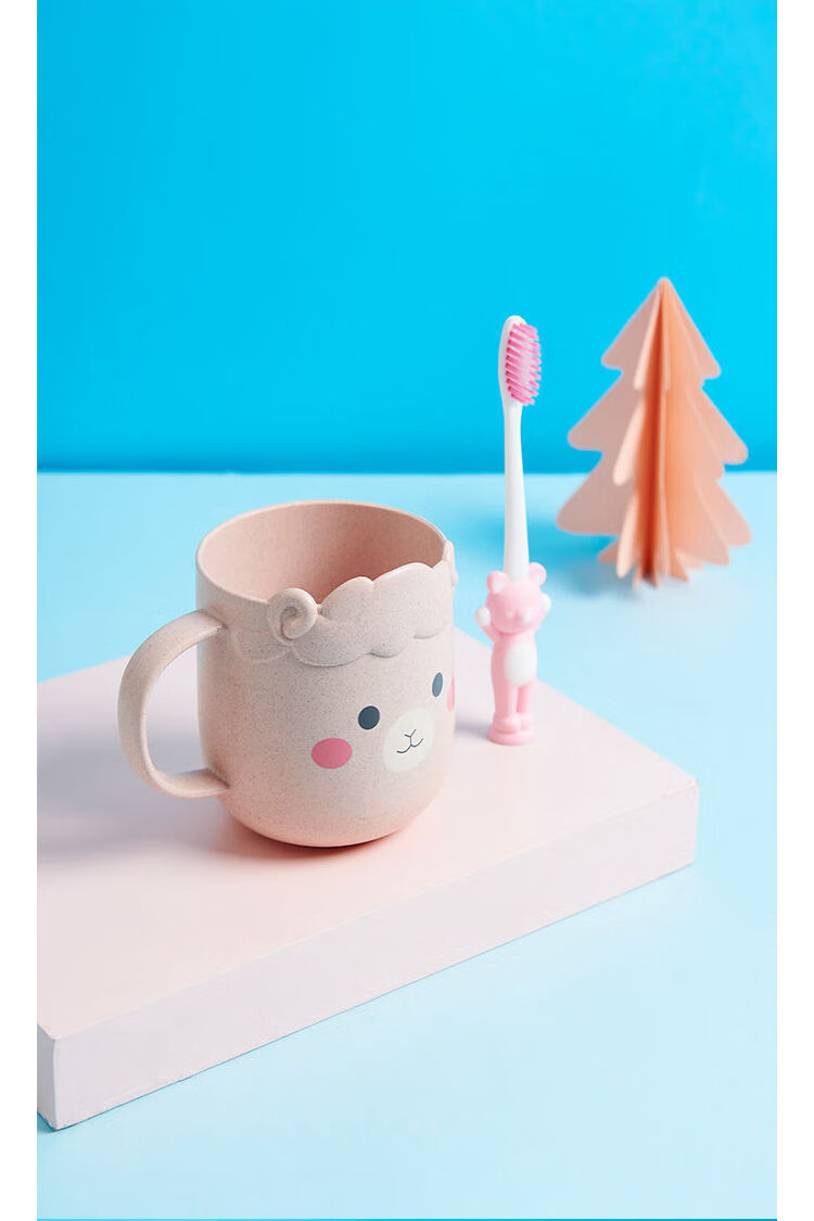 卡通小恐龙水杯儿童刷牙杯可爱宝宝牙缸家用简约洗漱口杯牙刷杯子男女