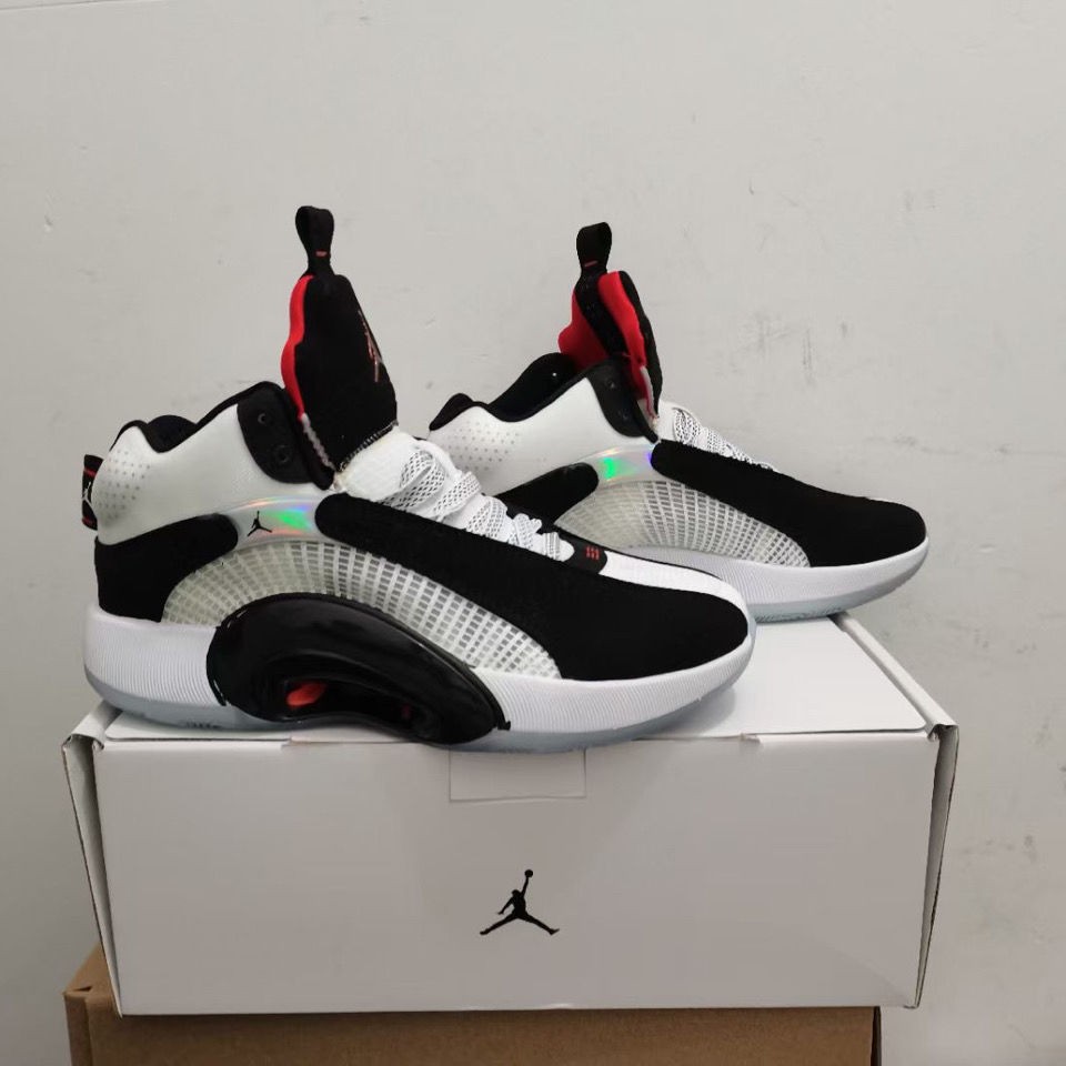 耐尅联名乔35代篮球鞋aj35紫禁之巅郭艾伦黑红男女双气垫战靴运动鞋