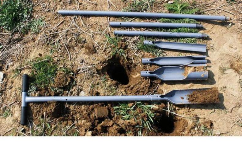 洛阳铲 洛阳铲取土器套装农用户外掏土勘探铲子打桩井挖坑土神器挖洞