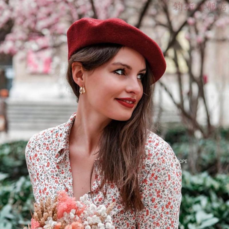 石原里美大头围贝雷帽国/现经典款 西班牙采购elosegui石原里美贝雷帽