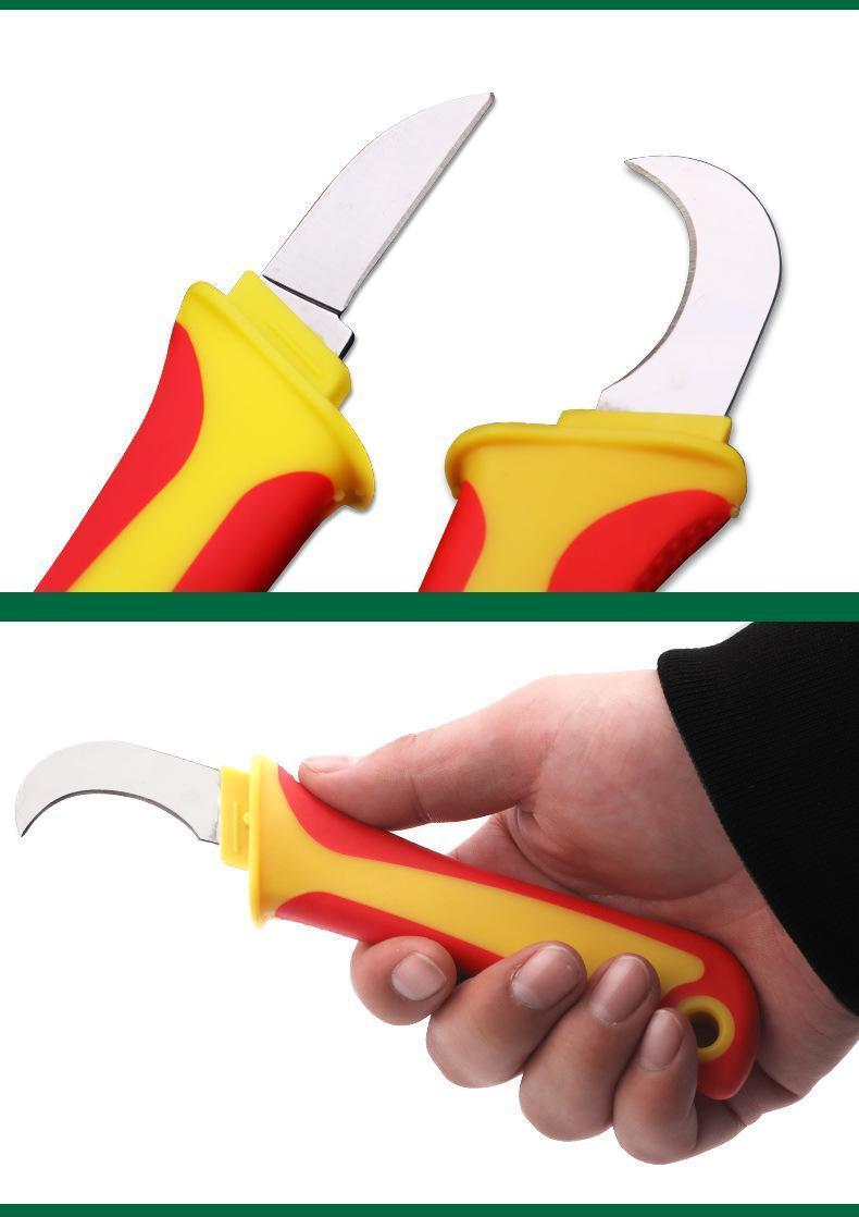 电工刀剥电线绝缘刀电缆剥皮刀割刀划刀美工刀扒皮刀刀剥线刀 绝缘