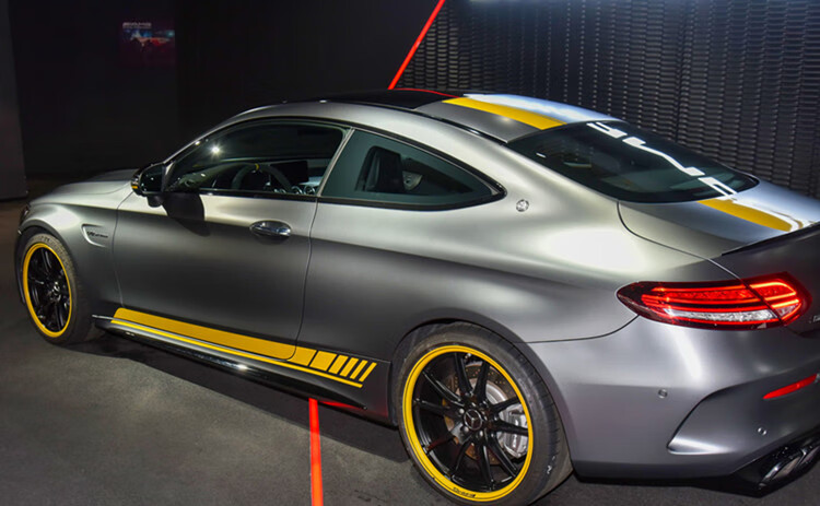 奔驰新c级amg车贴拉花 c63 c43汽车身侧裙贴纸c200l改装饰贴画e级