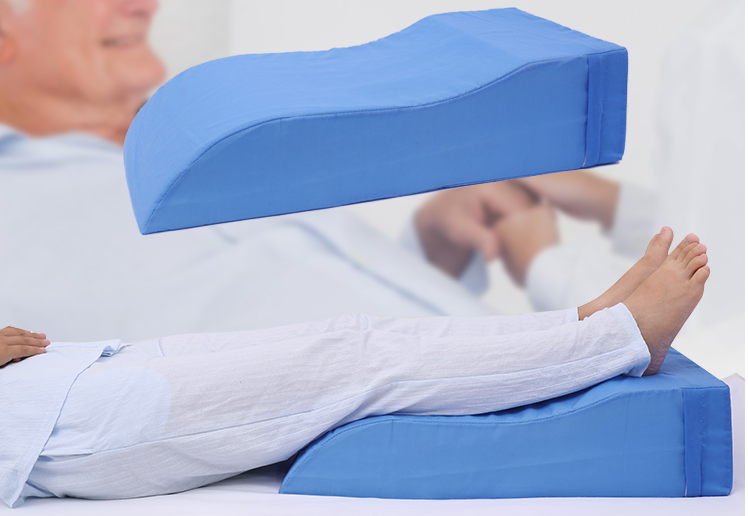 下肢抬高垫老人病人卧床腿部抬高垫下肢海绵s型垫防压疮褥疮减压垫