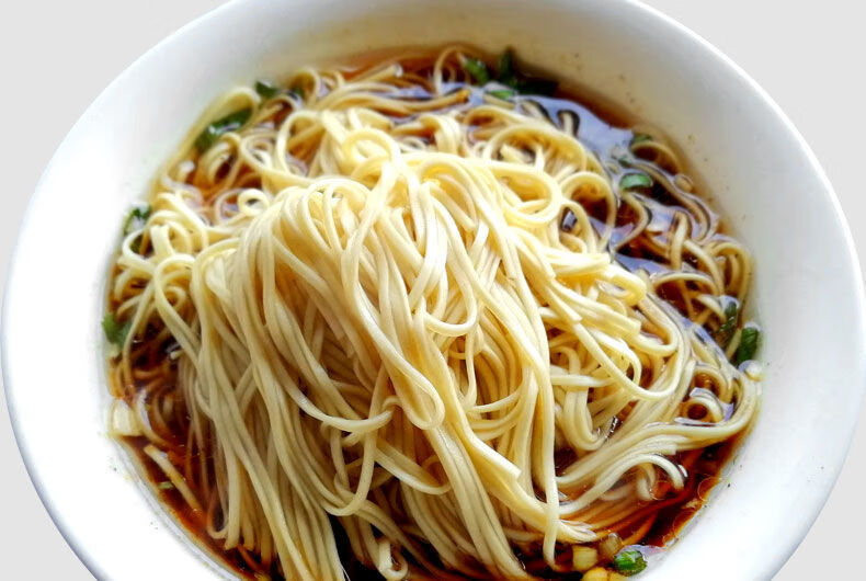 高邮阳春面 碱水面扬州带调料虾仔酱油调料包碱面面条手工干面 阳春面