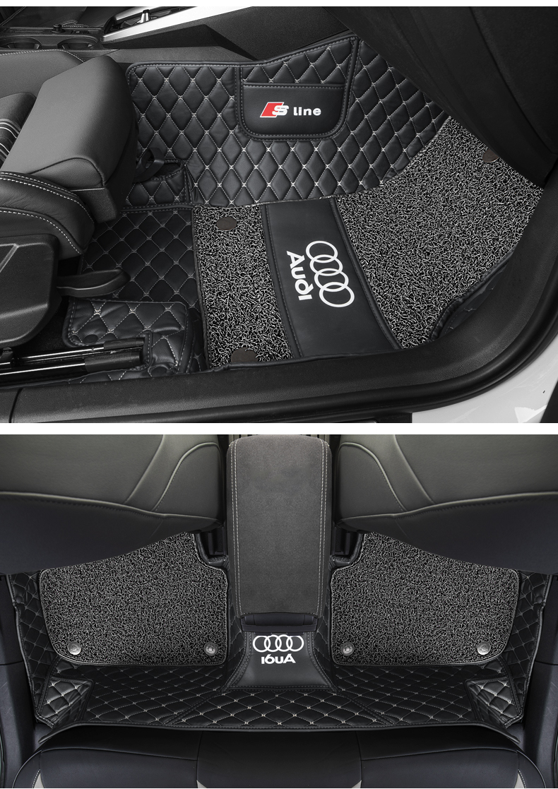 舒迈2021款奥迪a3l全包围脚垫a3脚垫内饰改装饰汽车用品 21款-至今a3