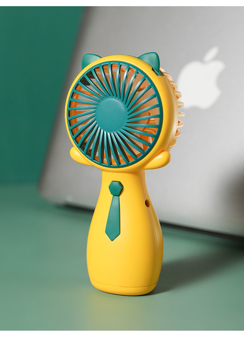 【京选优品】2022新款usb手持小风扇静音大风力学生上课迷你充电便携