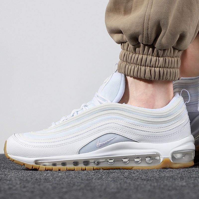 耐克(nike)air max 97男子子弹头运动气垫跑步鞋 dh1085 dm8588 白绿