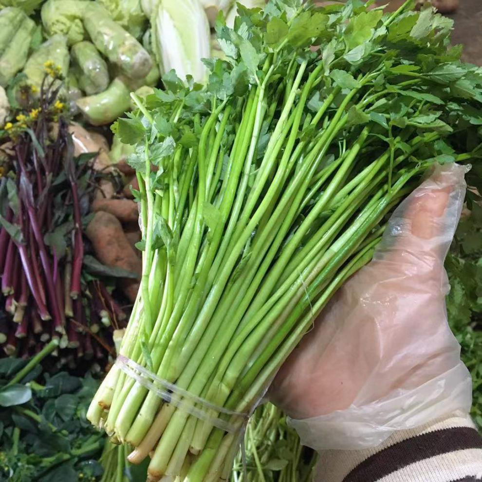 新鲜蔬菜原生态水芹菜小叶水芹菜无节水芹农家自种 2斤【图片 价格