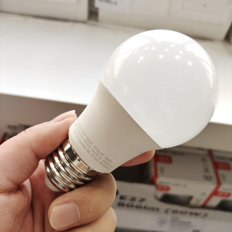 灯泡e27大螺口led球形灯泡家用黄光暖白光2700k 4000k国内代购 3.