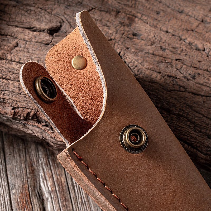 厨师刀鞘牛皮套护套皮刀套剔骨水果壳牛皮革刀库刀鞘疯马款剔骨款刀鞘