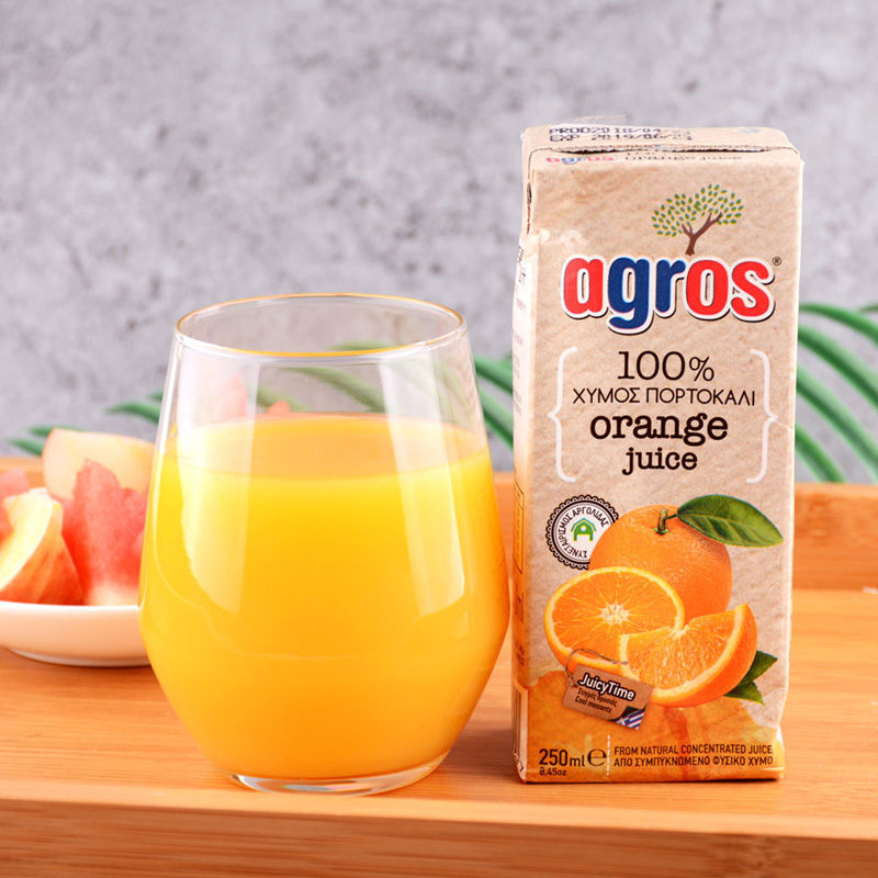 希腊agros莱果仕果汁 1l 希腊进口 agros 莱果仕菠萝汁苹果汁石榴汁