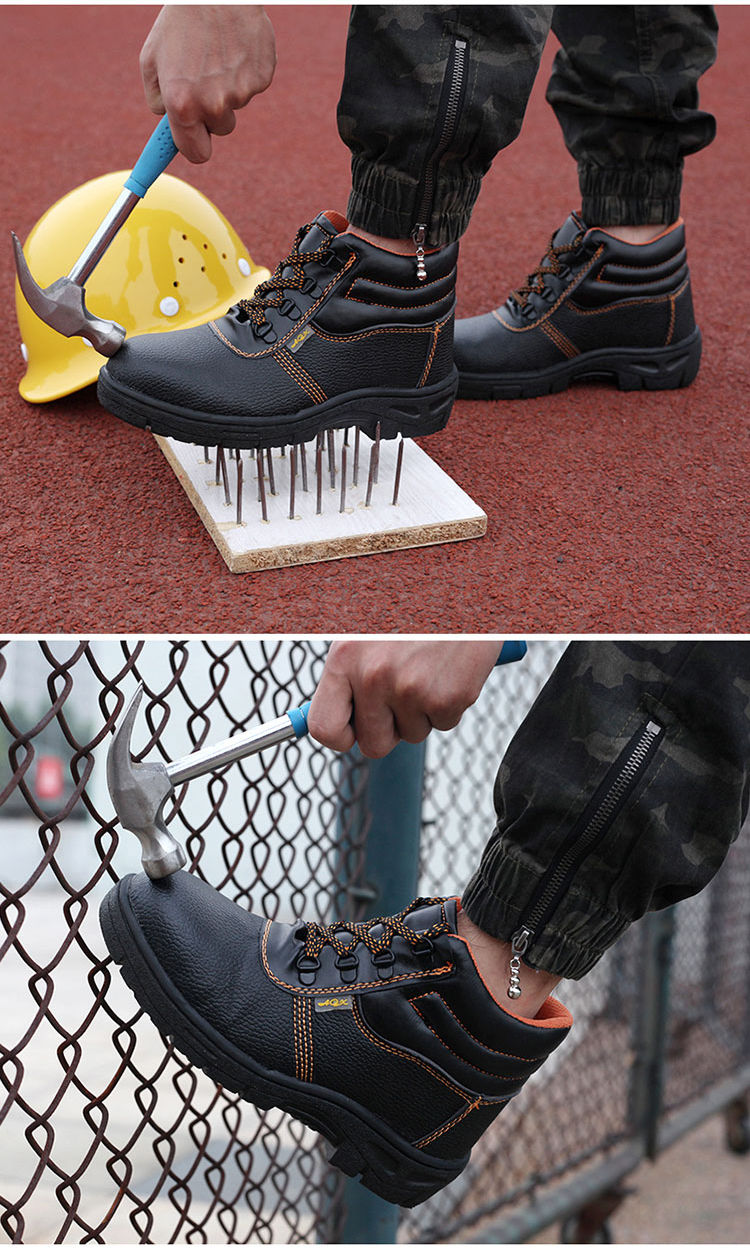 夏季劳保鞋男女透气鞋防砸防刺钢包头凉鞋防滑工作安全鞋021双41