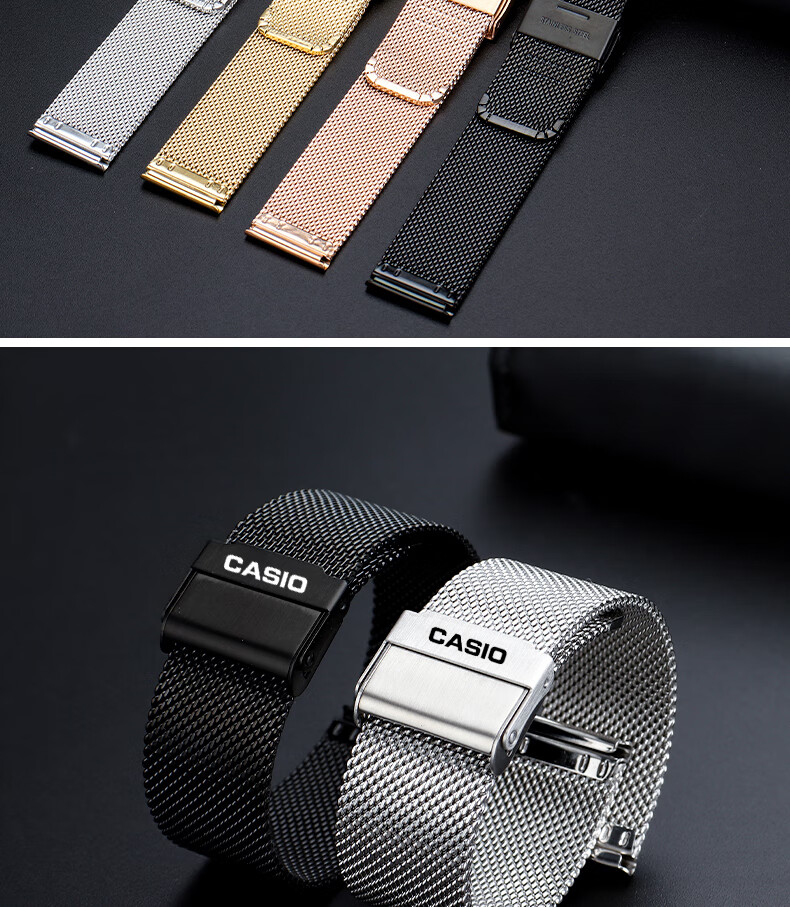 卡西欧剑鱼表带卡西欧钢带手表带 efr-303l bem-302 506 efr526 304剑