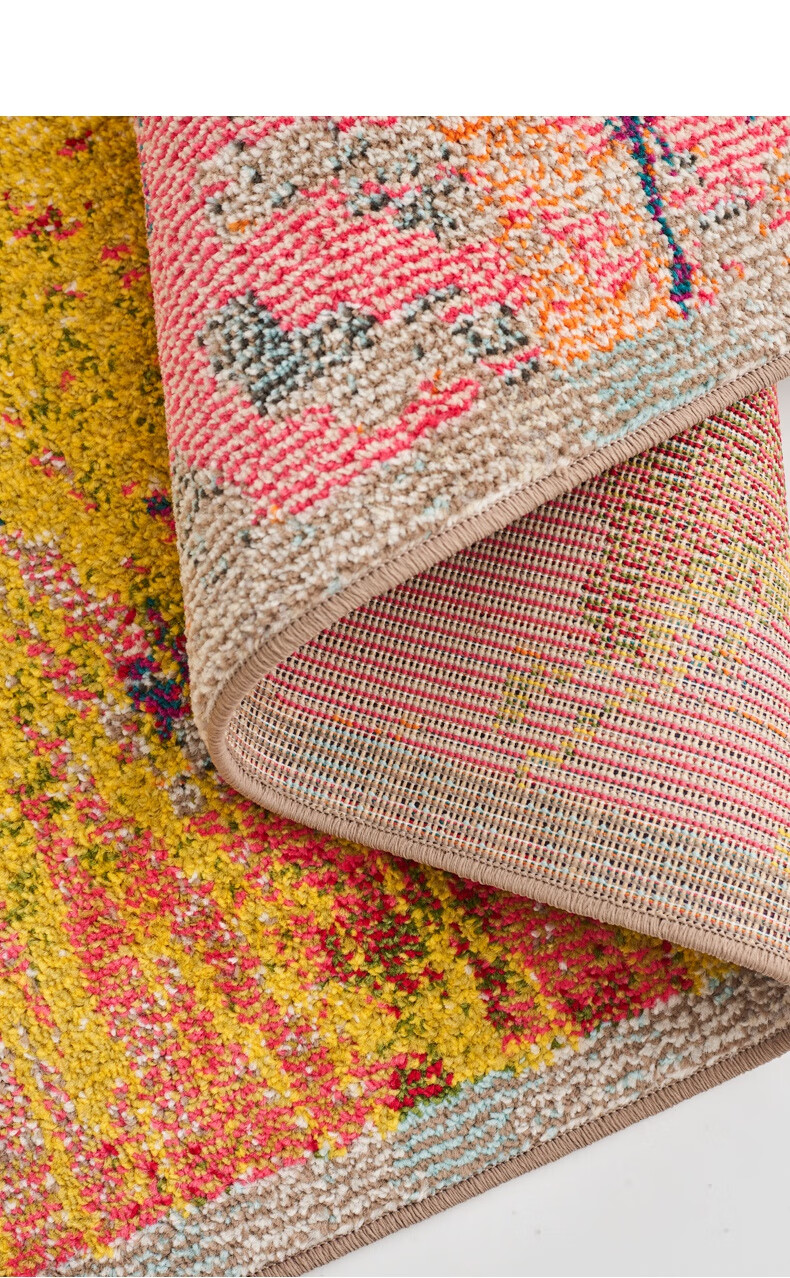 高档轻奢客厅地毯土耳其进口茶几毯复古欧式易打理防滑加厚地毯p919a