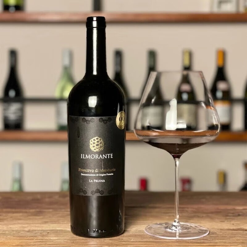 红花园李彬 750ml 黑标意大利la pruina酒庄干红葡萄酒 1支【图片