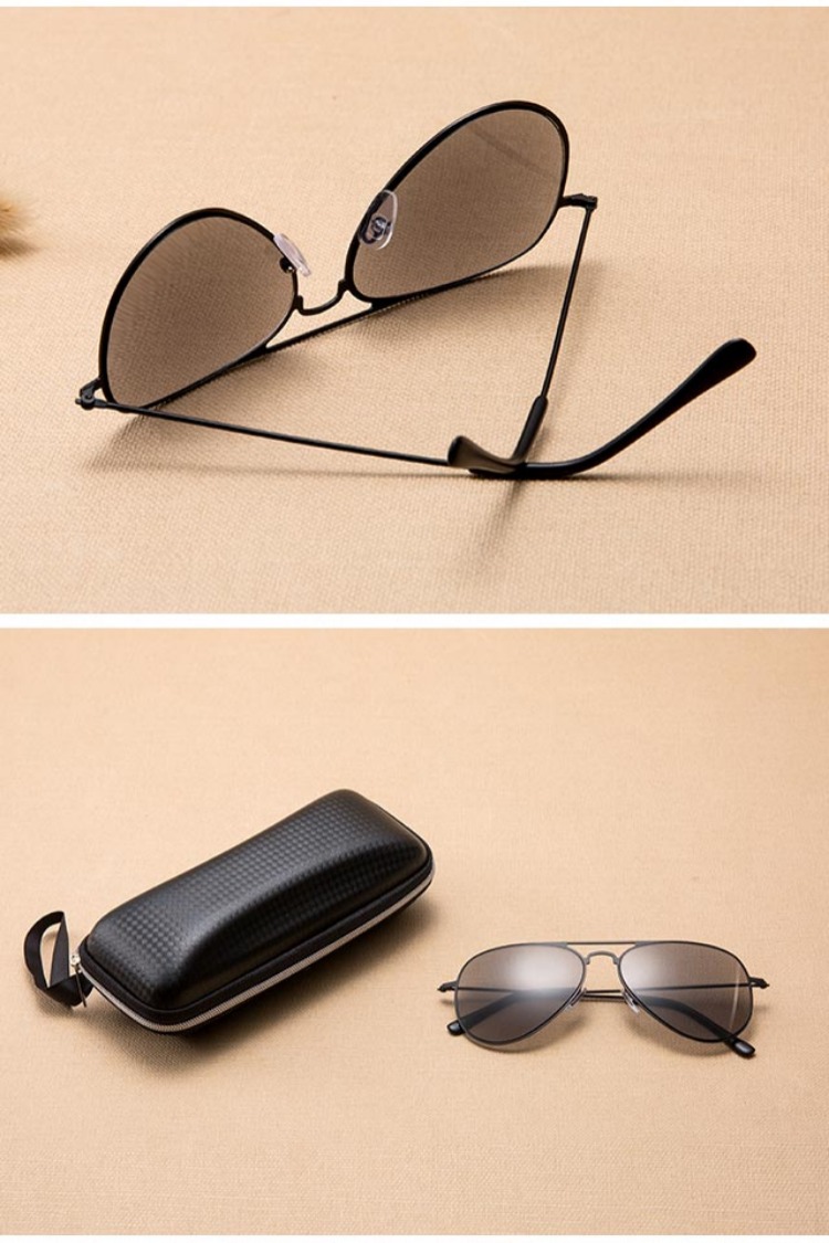 超轻太阳老花眼镜男女两用户外有色中老年人老花镜墨镜一体镜时尚灰色