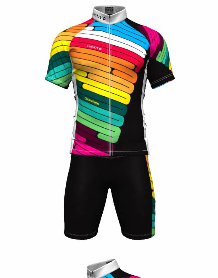 速滑服 短袖成人儿童骑行服速滑运动服轮滑服滑冰服比赛服 儿童骑行服