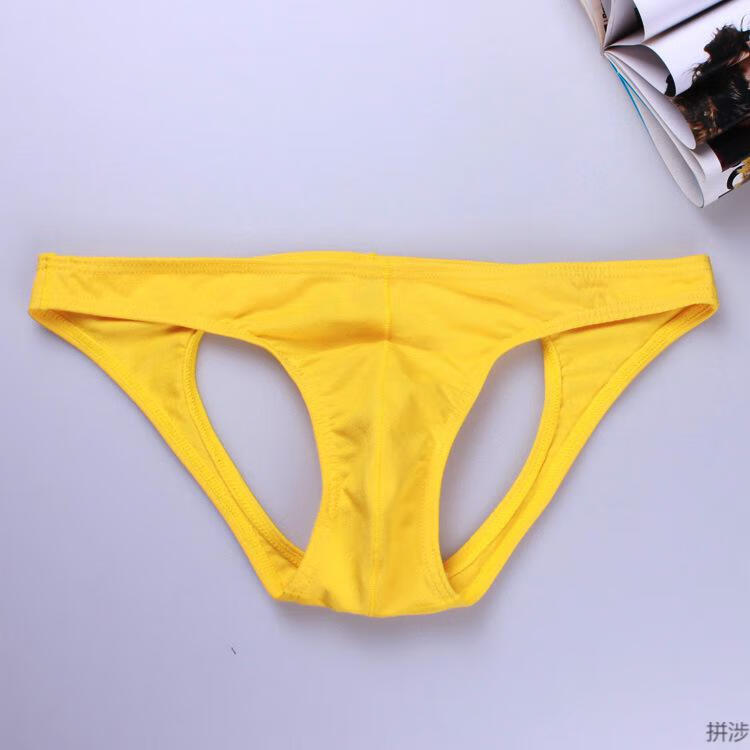 拼涉 男士内裤u凸内裤丁字裤镂空性感男款内裤10.