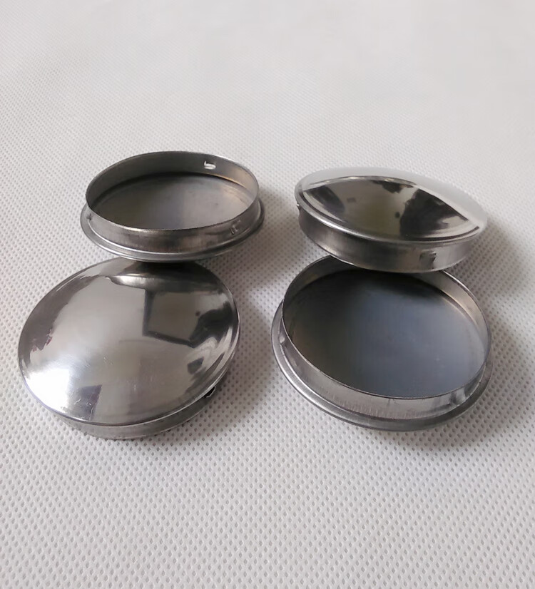 304不锈钢圆管堵头加厚快速封口盖管孔内塞子堵帽堵盖装饰孔盖帽 外径