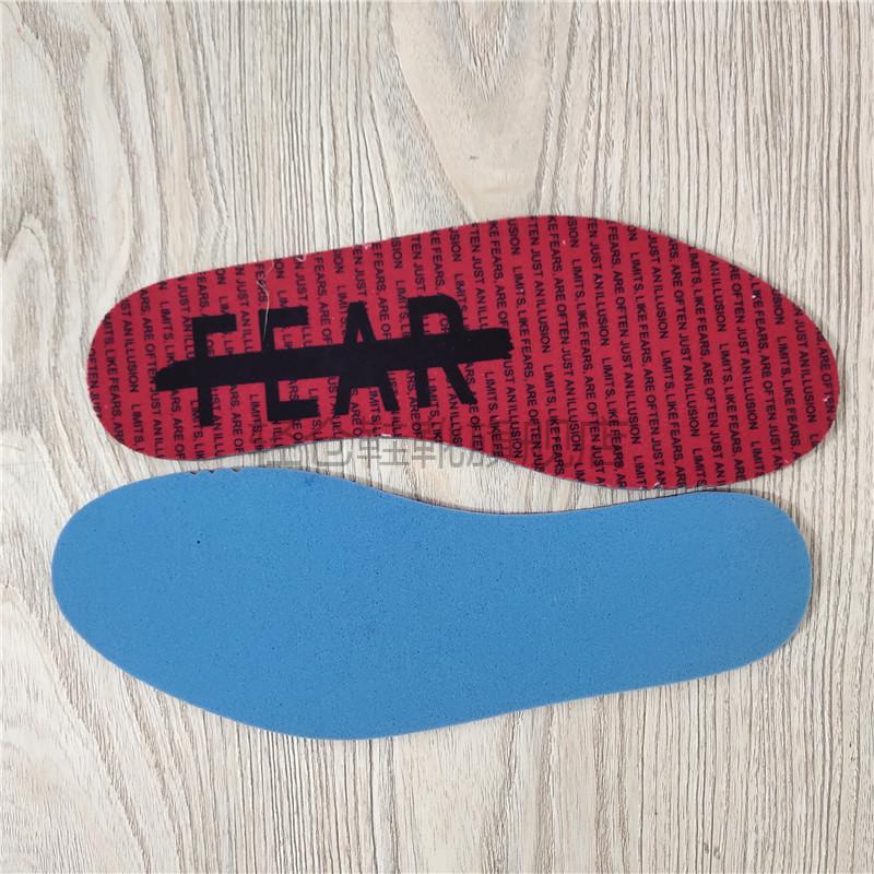 3 4 6 8 鞋垫男原装篮球缓震软舒适白丝绸黑曜石红脚趾北卡蓝 黑色 印