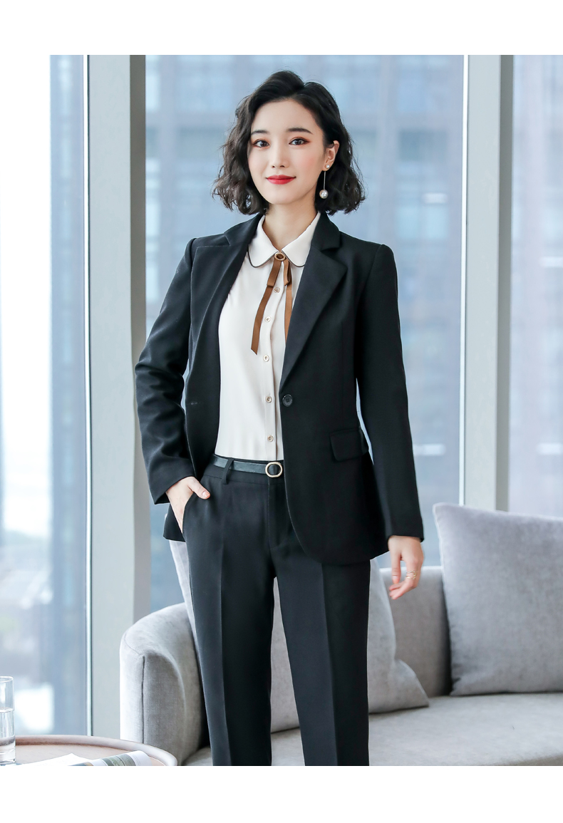 劳拉格慕 西装套装女2020秋季商务休闲ol西服英伦风时尚气质职业装