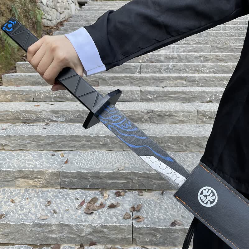 魔刀千刃木刀未居合道木刀儿童玩具刺客五六七木剑带鞘剑道练习武术