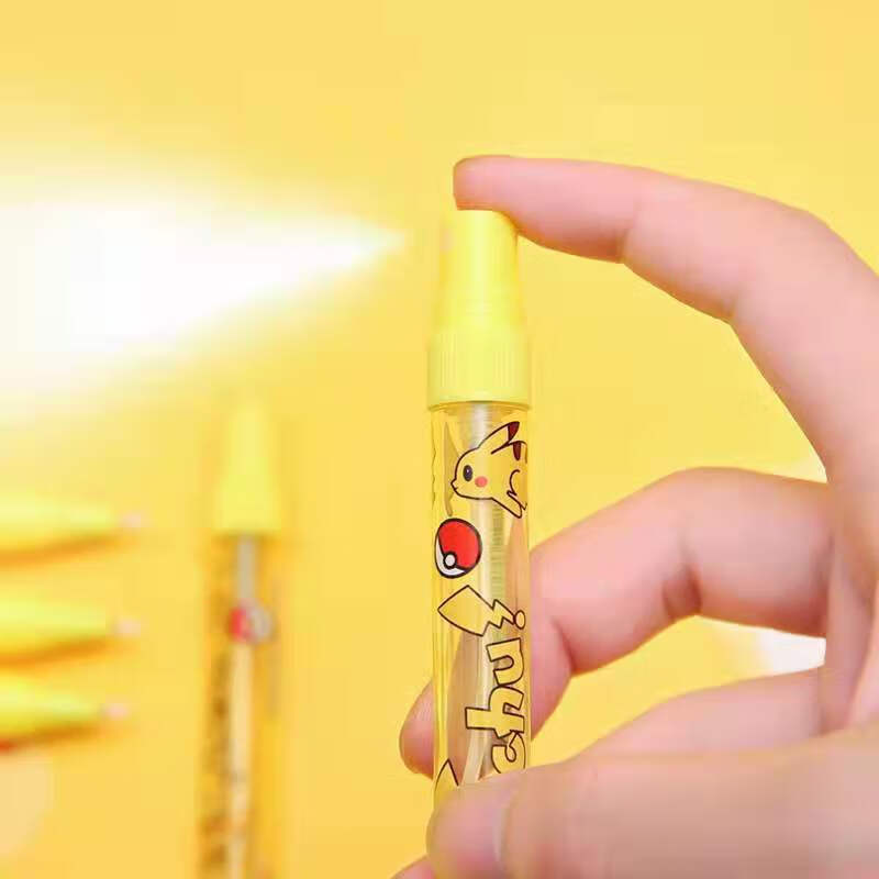 创意动漫喷雾笔 卡通可爱喷水笔学生学习文具用品考试签字水笔 1支笔