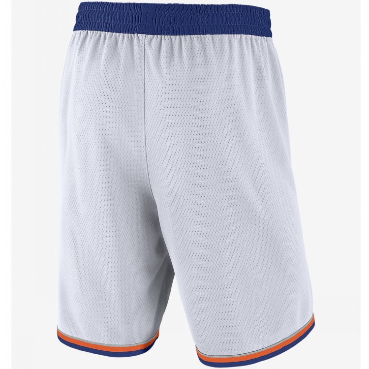 腾讯体育旗舰店同款勇士队球裤汤普森篮球裤 城市版深蓝色电车黄白黑