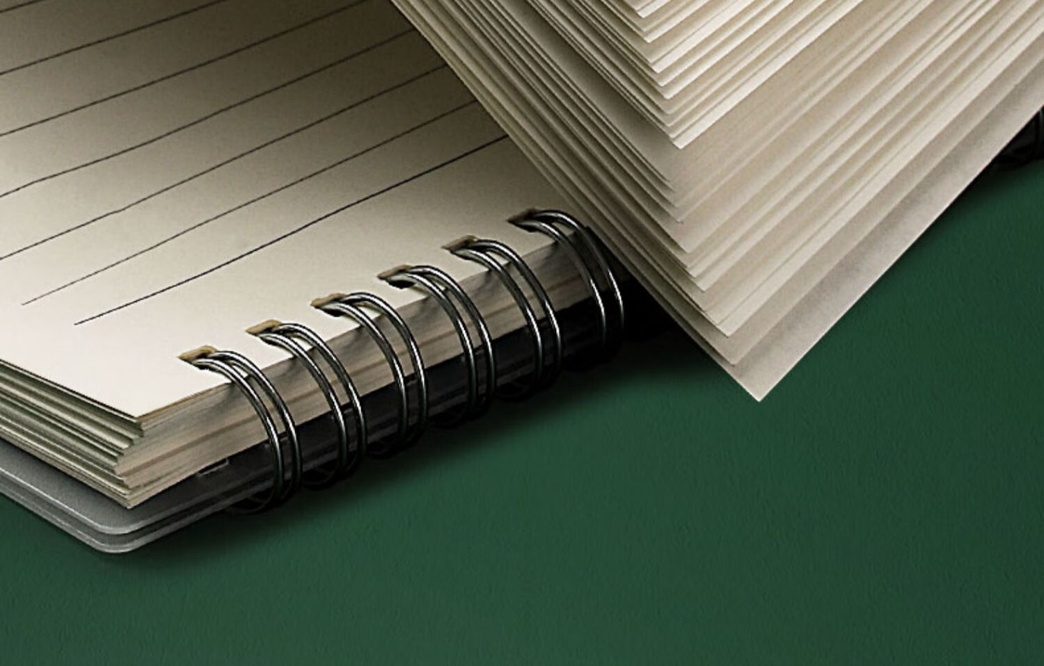 子网格方格本子简大学生用横线上翻式上下翻页笔记本子2本a4网格配笔