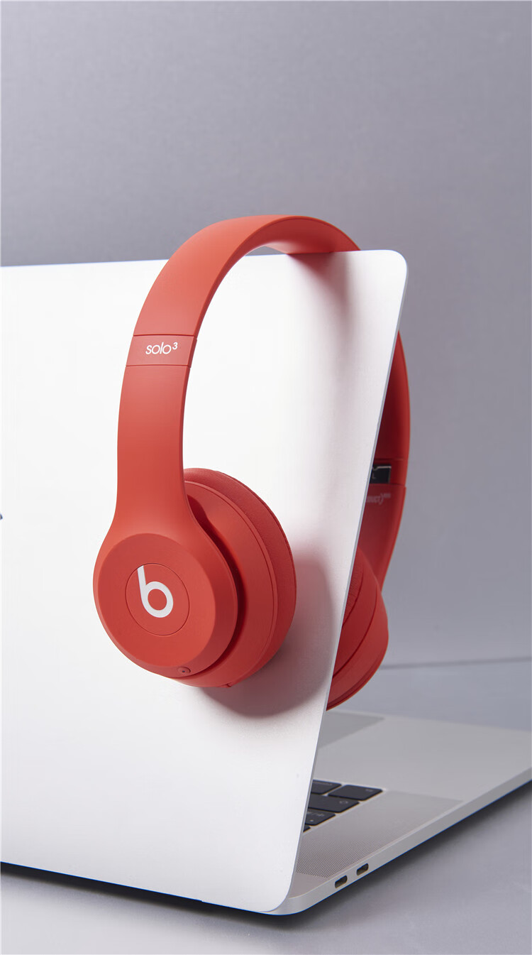 beatssolo3wireless头戴式耳机无线蓝牙降噪solo3魔音耳麦运动丝缎银