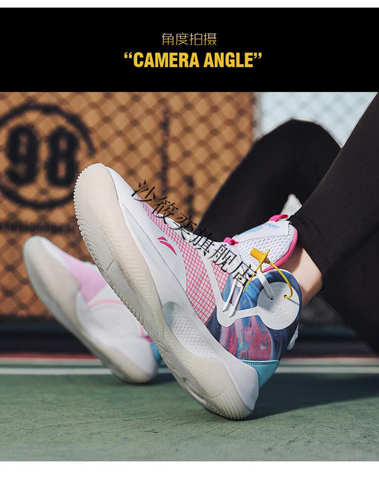 沙筱奕篮球鞋男低帮全城9棉花糖音速low防滑耐磨学生水泥地实战春季