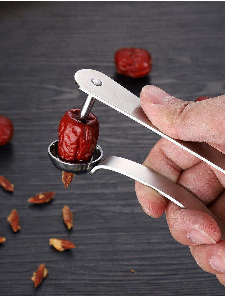 新款去核神器加厚不锈钢红枣去核器取心器樱桃去核神器自动新款去核器