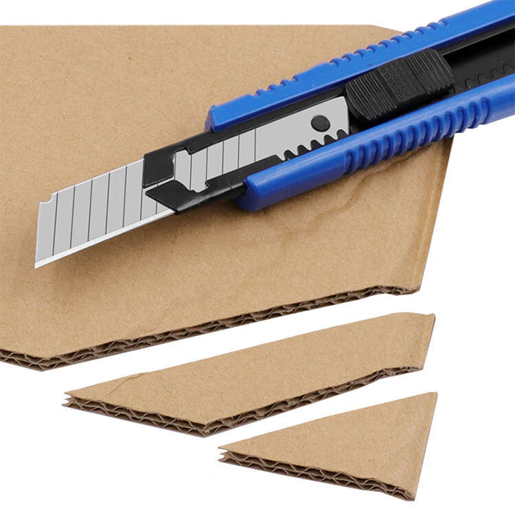 大号美工刀加厚手柄裁纸刀办公用品锋利切纸刀壁纸刀快递开箱刀 大号