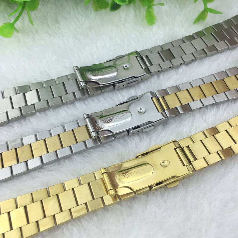 梅花手表表带原装品质 梅花手表带钢带宇宙系列777/787/797男女19