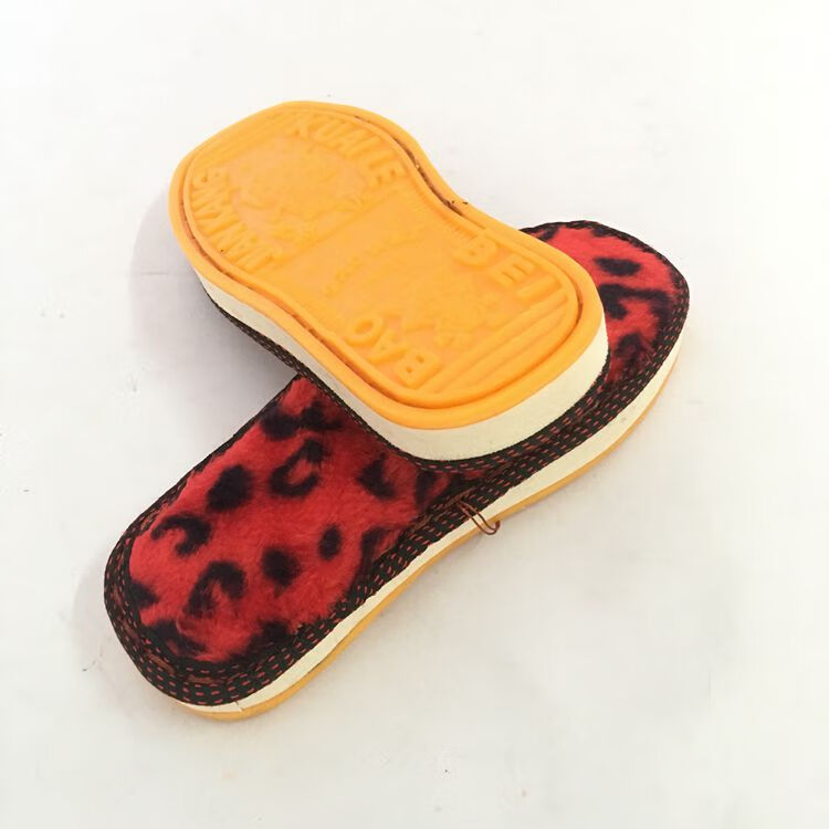 宝宝鞋橡胶牛筋鞋底儿童居家手工毛线保暖棉拖鞋底防滑防摔耐磨底 小