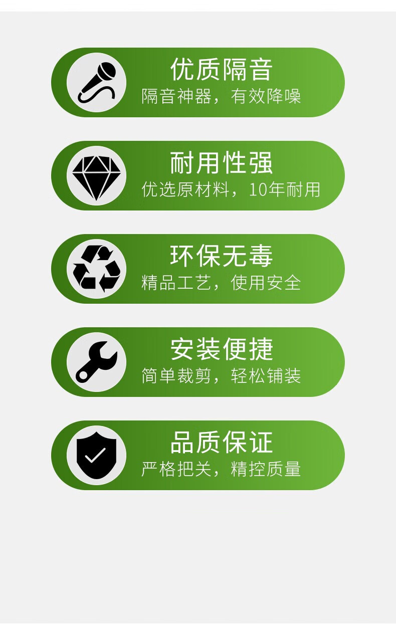 隔音窗贴雨棚消音垫空调防滴水静音防雨声冷气机室外机消音神器棉 50