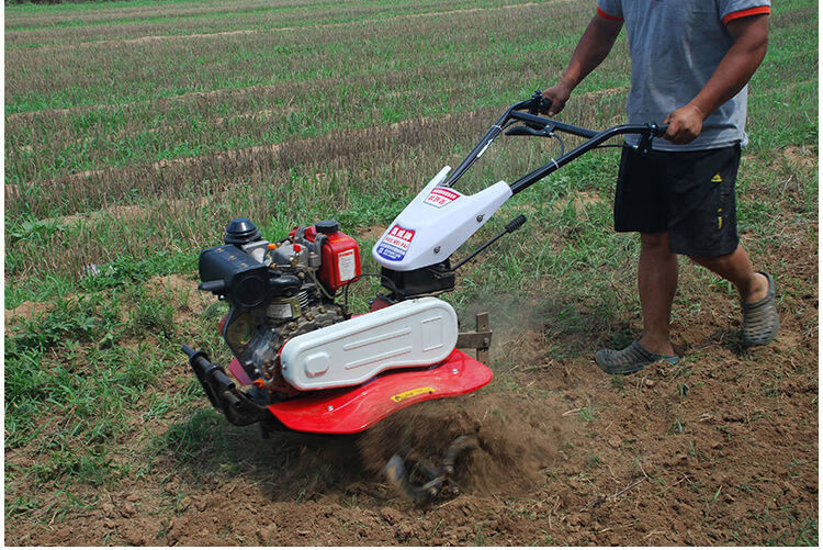 汽油微耕机多功能农用小型犁地机翻土机旋耕机松土开沟柴油耕地机 173