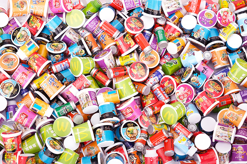 儿童仿真微缩食玩网红迷你食物小零食泡面桶易拉罐模型玩具diy饰品