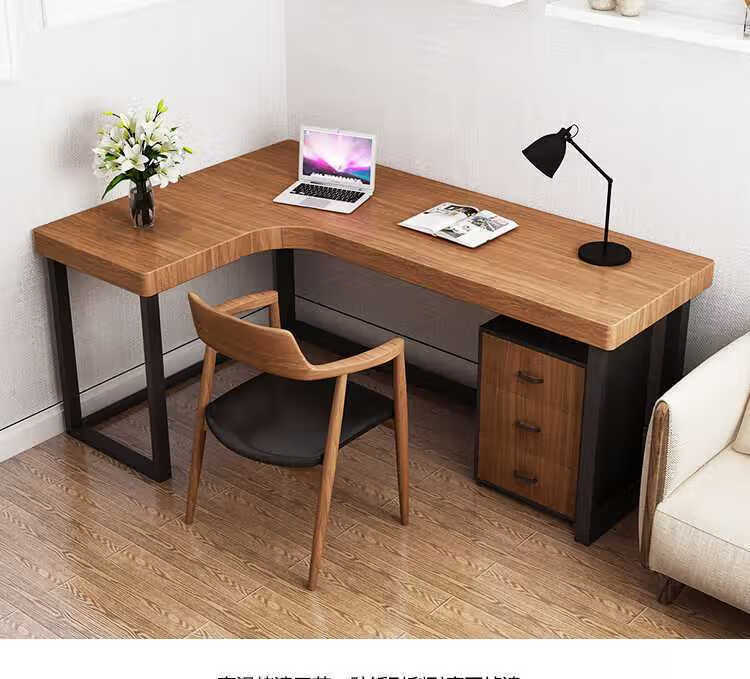 转角实木电脑桌 轻奢游戏l型电竞房家用学习学生宿舍角落拐角书桌 长