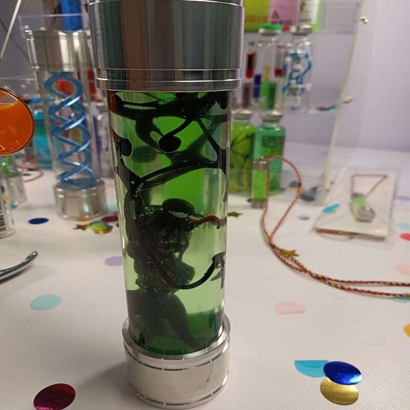 危机t病毒模型t病毒剂螺旋体模型毒液颗粒儿童小玩具 绿色单只【图片