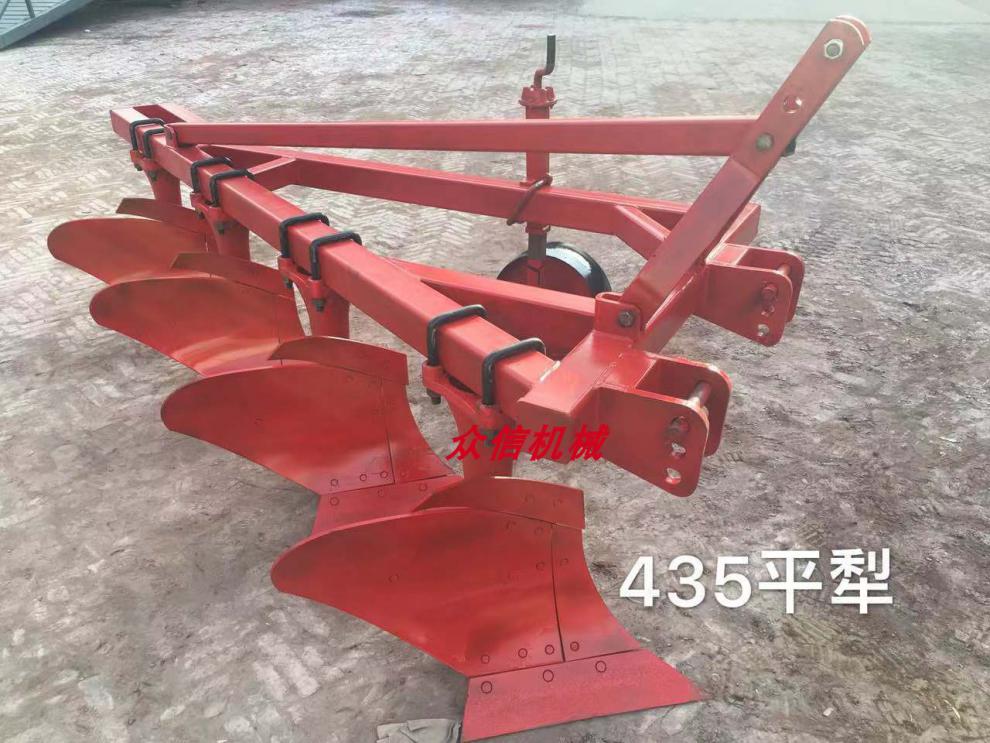 单铧犁四轮带动土地深耕铧式犁 农用牵引式多功能耕地犁三包 1ly-225