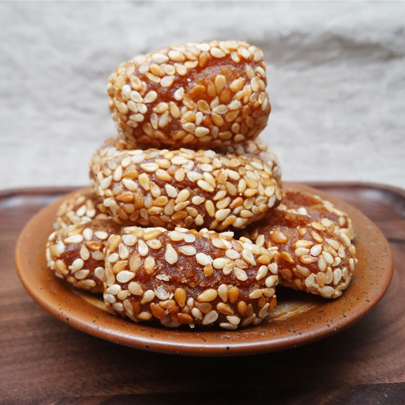 河南特产小吃果子糕点500克蜜糖月亮老式羊角蜜点心零食 口酥400克