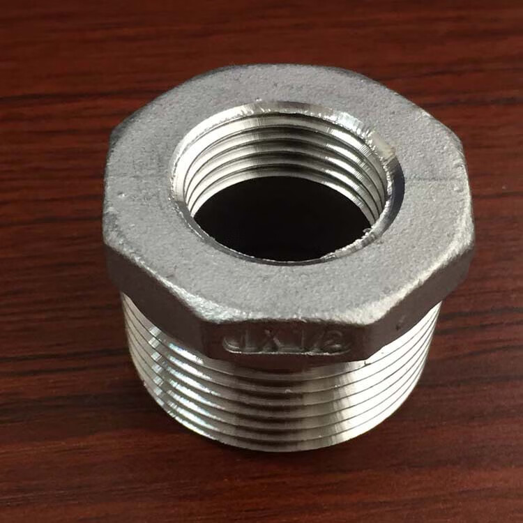 定制304不锈钢补芯变径内丝转接头补心内丝变外丝接头2寸变1寸变6分