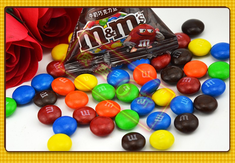 六折起豆巧克力270g桶mm巧克力豆儿童小零食糖果散装礼盒整箱散装牛奶